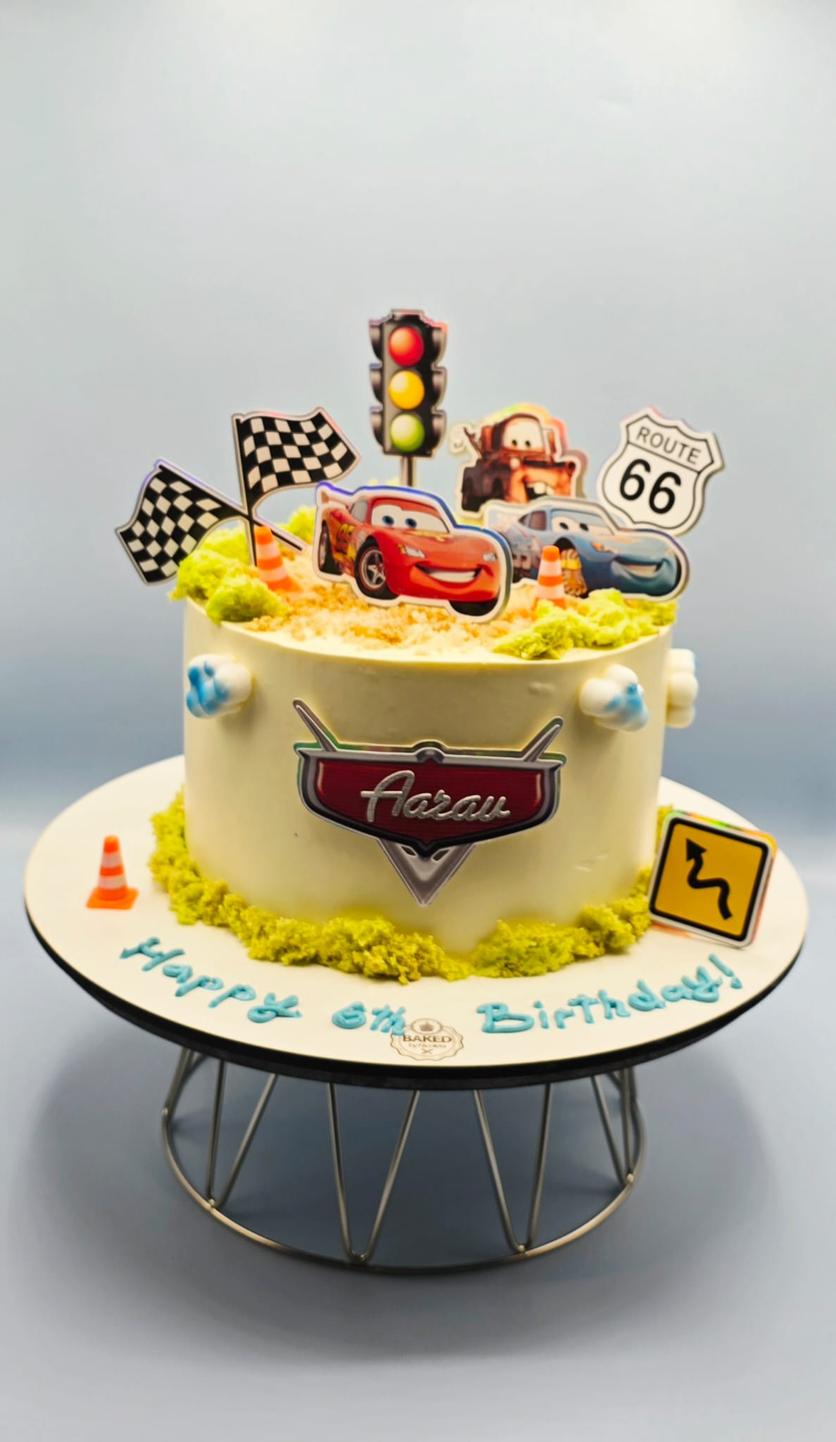 Bespoke custom celebration cake for Boys & Adventures handcrafted by Nicoleta